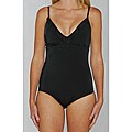 Jantzen Classics Black Ruffle Top 1-piece Swimsuit