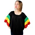Handmade Viscose Rasta Poncho Top (Nepal)