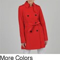 Vince Camuto Women's Double Breasted Trench
