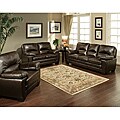 Charleston Premium Italian Leather Sofa, Loveseat and Armchair Set