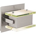 Vega Brushed Steel 1-light Bathroom Wall/ Vanity Fixture