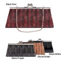Stanzino Women's Faux Crocodile Clutch