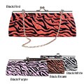 Stanzino Women's Zebra Print Clutch