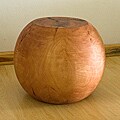 Mango Wood Ball End Table (Thailand)