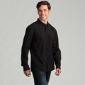 Calvin Klein Jeans Men's Black Striped Woven Shirt