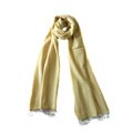 KPA Cashmere Mustard Cashmere/ Wool Stole Wrap