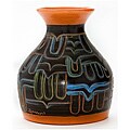 Decorative Painted Glyph Vase (Peru)