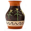 Decorative Painted Scene Vase (Peru)