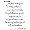 Art Impressions Wilderness 'Isaiah 40:31' Cling Rubber Stamp
