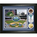 Dodger Stadium 50th Anniversary Gold & Infield Dirt Photo Mint