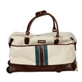Isabella Fiore South Hampton 20-inch Carry-on Rolling Duffel Bag