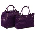 Isabella Fiore Purple Two-piece Luggage Set