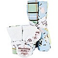 Trend Lab Bib and Burp Cloth Set in Baby Barnyard