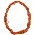 Zul Glass Bead Necklace Autumn (Guatemala)