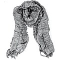 Romantic Ruffles Handmade Scarf (India)