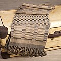 Grid Silk and Wool Throw (India)
