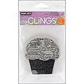Hero Arts Newspaper Cupcake Cling Stamps