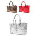 Nicole Lee 'Ildiko Starlet' Faux Leather Shopper Bag