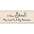 Inkadinkado 'Adventure Quote' Wood-mounted Rubber Stamp
