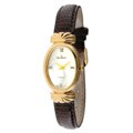 Peugeot Women's Goldtone Leather Strap Watch