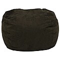 BeanSack Ultra Black Microfiber Suede Bean Bag Chair