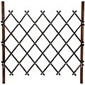 Walnut Diamond Bamboo 3-foot Fence (China)