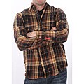 Farmall IH Men's 'Brawny' Brown Plaid Flannel Shirt