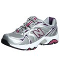 New Balance Women's 506 Silver/ Purple Athletic Shoes