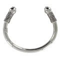 Sunstone Sterling Silver Bali Endless Filigree Cuff Bracelet