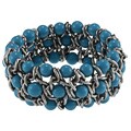 New! Carolee Great Escape Wide Bead Chain Bracelet