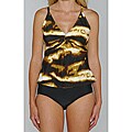 Island Pearls Missy'sGold Tie-dye 2-piece Tankini