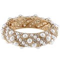 New! Kenneth Jay Lane Goldtone Faux-pearl Bracelet