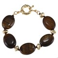 New! Ralph Lauren Tigers Eye Nugget 8-inch Bracelet