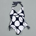 Pink Platinum Girl's Polka Dot Swimsuit