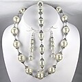 Cream Pearl Wedding Jewelry Set
