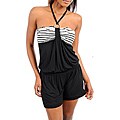 Stanzino Women's Black/ White Romper