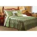 Bliss Sage 5-Piece King-size Quilt Set