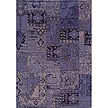 Presley Purple/ Grey Area Rug (7'10 x 10'10)