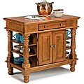 Americana Cottage Oak Kitchen Island