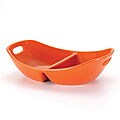 Rachael Ray Serveware Orange 14-inch Divided Dish
