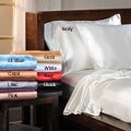 Luxury Satin Solid King / Cal King Sheet Set