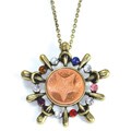 American Coin Treasures Starfish Multi-stone Necklace