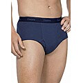 Hanes Classics Men's Blue Full-cut Briefs (Pack of 6)