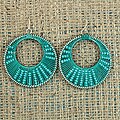 Handcrafted Turquoise 'Colorful Secrets' Earrings (Thailand)