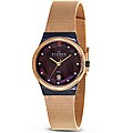 Skagen Women's Twisted Topring Mesh Band Watch