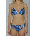 Island Love Women's Underwire Blue Tye Bikini
