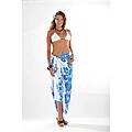 Batik Blue/ White 3 Leis Sarong (Indonesia)