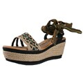 Jacobies by Beston Women's 'Happy-10' Platform Espadrilles