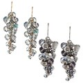 New! Kenneth Cole Silvertone Linear Hoop Earrings
