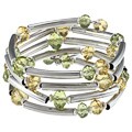 New! Kenneth Cole Green Stone Stretch Brecelet